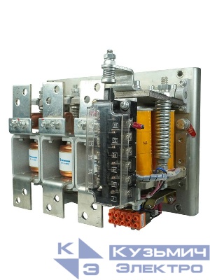 Контактор вакуумный КВТ-1.14-5/630-3 У3 3п 630А кат. 380В 3НО+2НЗ IP00 без реле Электротехник ET557373