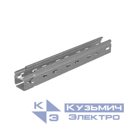 Лоток листовой перфорированный 50х50 L3000 сталь 1.2мм "БЫСТРЫЙ МОНТАЖ ПЛЮС" LPplus50-50-1.2-3000 оцинк. КМ PL0199