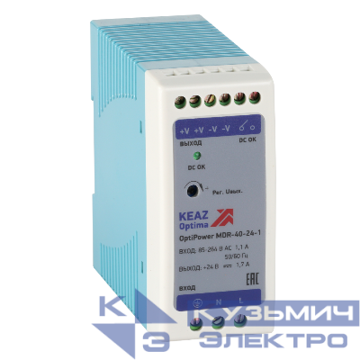 Блок питания OptiPower MDR-40-24-1 КЭАЗ 284540