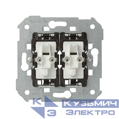 Переключатель проходной 2-кл. СП Simon 82 10А с подсветкой механизм Simon 75394-39