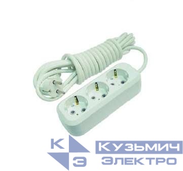 Удлинитель 3х5м с заземл. 16А IP20 Makel MGP134