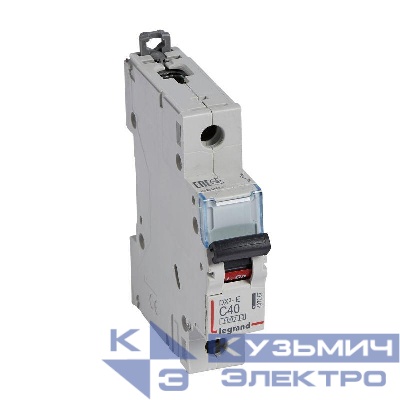 Выключатель автоматический модульный 1п C 40А 6кА DX3-E 6000 1мод. 230/400В Leg 407267