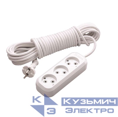 Удлинитель 3х15м без заземл. 10А IP20 Makel MGP129
