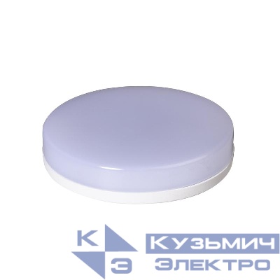 Лампа светодиодная PLED-GX53 10Вт таблетка матовая 3000К тепл. бел. GX53 800лм 230В JazzWay 1029072