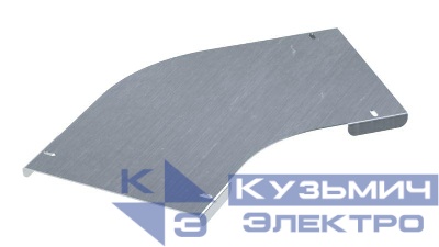 Крышка для угла горизонтального 45град. осн.400 1.5мм в компл. с крепежн. элемент. DKC SKCM400K