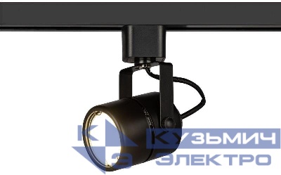 Светильник трековый TR11-GU10 MR16 1ф BK черн. Эра Б0044270
