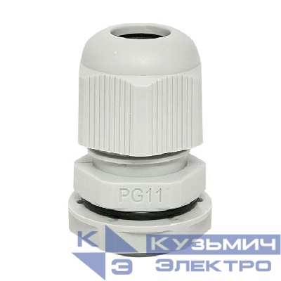 Сальник PG11 d5-10мм (d отверст. 19мм) IP54 (уп.4шт) PROxima EKF plc-pg-11-4-r