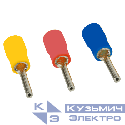Наконечник штыревой круглый НШкИ OptiKit T Shk-PVC-4.0-6.0 (уп.100шт) КЭАЗ 278020