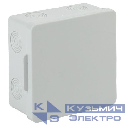 Коробка распаячная ОП КОР 100х100х50мм без гермовводов 8 входов IP54 Эра Б0037440
