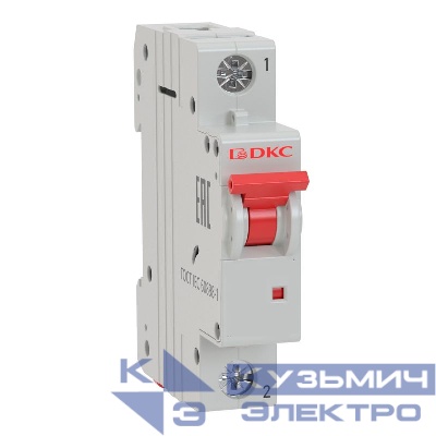 Выключатель автоматический модульный 1п C 32А 10кА MD63 YON MD63-1C32-10