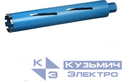 Diamond Industrial Коронка для алмазного бурения 82 х 450 мм LASER 1 1/4"UNC Diamond Industrial