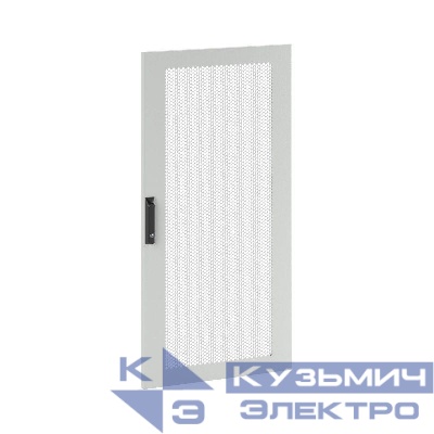Дверь одностворчатая для IT-CQE 1800х600 перфорир. RAL7035 DKC RGITCPMS1860