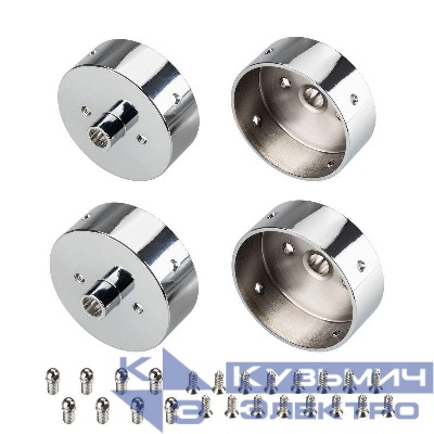 Заглушка WPH-FLEX-D40-360deg с отверстием металл (комплект) Arlight 045906