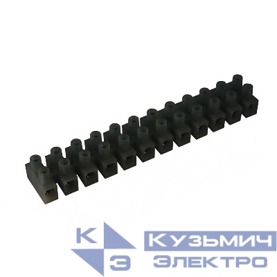 Колодка клеммная 3х6кв.мм 32А полипропилен 450В 85град.C черн. DKC 43303PL/R