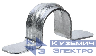 Скоба крепежная двухлапковая d48-50мм для монтажн. пистолета метал. ELASTA IEK ET-MP40D-SD-048-01-050