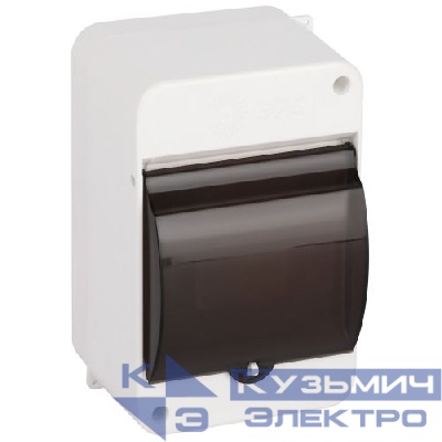 Корпус навесной SIMPLE КМПн 1/4 IP30 пластик.; прозр. крышка; бел. kmpn1.4t Эра Б0069239
