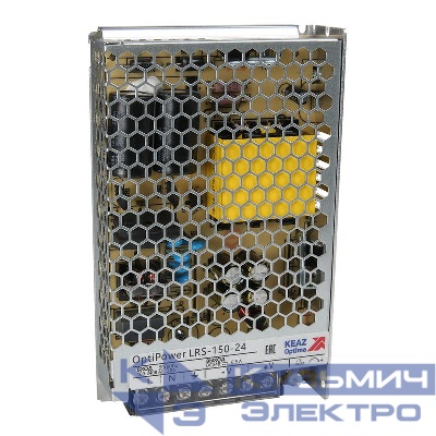 Блок питания панельный OptiPower LRS 150-24 6.5A КЭАЗ 328883