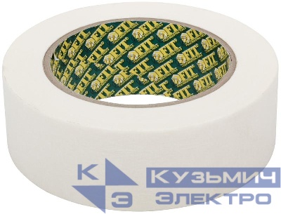 Лента малярная креппированная клейкая 38ммх50м FIT 11338