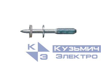 Дюбель гвозди монтажные по бетону с резьбой M6 (11 мм резьба, 12 мм дюбель, 100 шт/уп) FEDAST