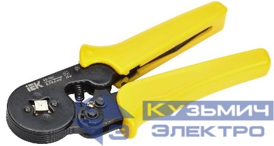 Клещи для обжима КО-04Е 0.5-6.0кв.мм квадрат IEK TKL10-D4