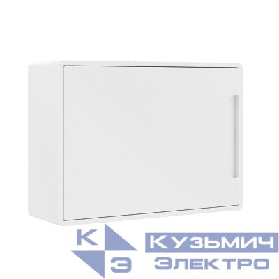 Щиток настенный Фрейм (FRAME) ЩРн-п-12 12мод. с бел. дверцей с 2 шинами PEN на 6 и 8 отверст. бел. DKC F12W1WW