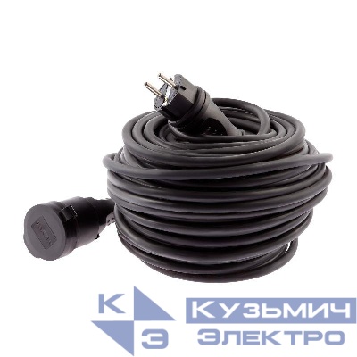 Удлинитель-шнур 1х30м с заземл. 16А IP44 UPx-1e-3х1.5-30m-IP44(KG) КГ 3х1.5 (бухта) Эра Б0050859