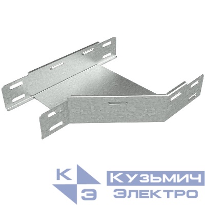 Переходник для лотка правый 80х300-400 сталь 1мм PD80-300-400-R КМ LO10037