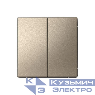 Выключатель 2-кл. ArtGallery (сх. 5) 10AX механизм шампань SE GAL000551