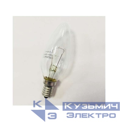 Лампа накаливания ДС 230-40Вт E14 (100) КЭЛЗ 8109001