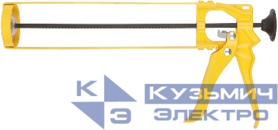 Пистолет для герметика 225мм скелетный усиленный магнитный спуск FIT 14227