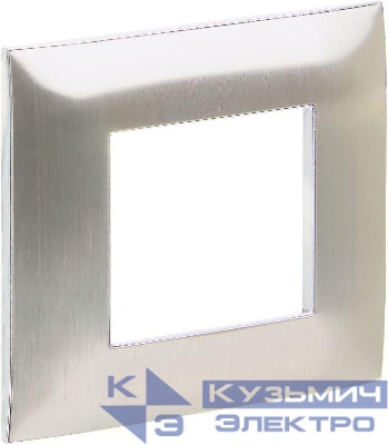 Рамка 1-м SKANDY SK-F31N металл никель IEK SK-M12-M-K50