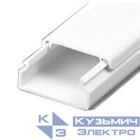 Кабель-канал 20х10 L2000 с двойн. замком пластик Урал Пак КК-19020010-160