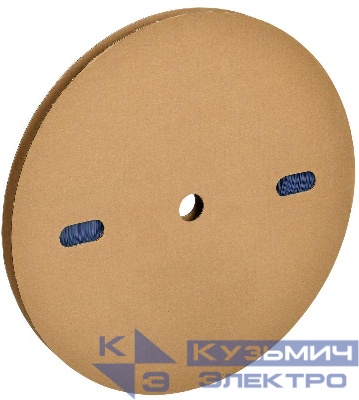 Трубка термоусадочная тонкостен. ТТУ нг-LS 8/4 син. (уп.100м) IEK UDRS-D8-100-K07
