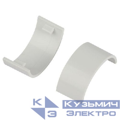 Соединитель на стык для полукруглого кабель-канала 30х13мм C-KK-30-13-FW бел. (уп.2шт) Эра Б0064971