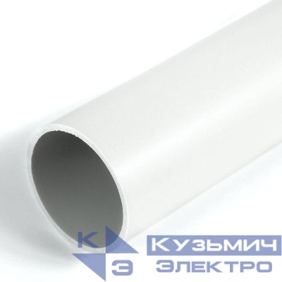 Труба ПВХ жесткая легкая d25мм бел. (дл.2м) Промрукав PR05.0025