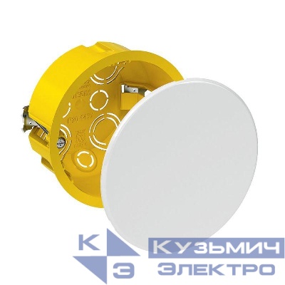 Крышка монтажной коробки d92мм на винтах SE LEX1420540R