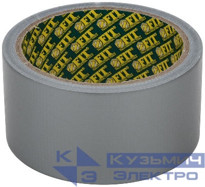 Лента клейкая универсальная армированная "Ductape" 48ммх10м FIT 11710
