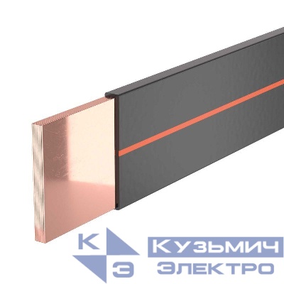 Шина гибкая в ПВХ изоляции 10х100х1мм ном. ток 1600А (дл.2м) DKC R5BFC101001