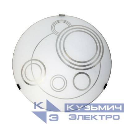 Светильник НПБ 01-2х60-139 М16 "Галактика" 300 матов. бел./клипсы штамп метал. (инд. упак.) Элетех 1005204995