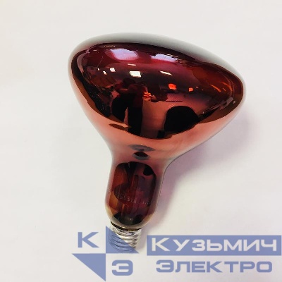 Лампа-термоизлучатель ИКЗК 230-150Вт R127 E27 (15) КЭЛЗ 8105006