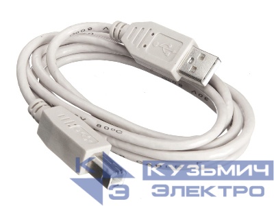 Кабель шт.USB A - шт.USB В 1.1 (1,5м), серый, блистер, Netko РАСПРОДАЖА