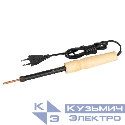Паяльник ЭПЦН с деревянной рукояткой 230В 25Вт Россия Эра Б0061030