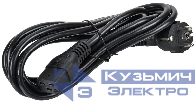 Кабель электропитания PDU 3х1.5 3М C19-Schuko ITK PC-C19D-3M