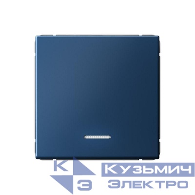 Выключатель 1-кл. ArtGallery (сх. 1а) 10AX с подсветкой механизм аквамарин SE GAL001113