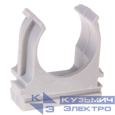 Держатель для труб (клипса) d16мм сер. Урал Пак АТ-50116-100