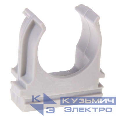 Держатель для труб (клипса) d16мм сер. Урал Пак АТ-50116-100