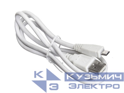 Кабель шт.USB A - шт.micro USB 2.0 (1м), белый, NETKO Optima
