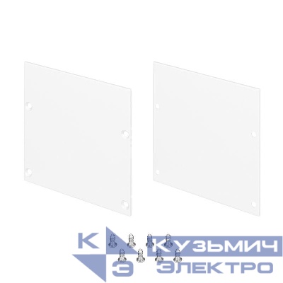 Заглушка LINE-S-7575 WHITE глухая металл (комплект) Arlight 041887