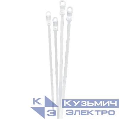 Хомут 93 608 NCT-036-100-100-WH под винт (уп.100шт) Navigator 93608