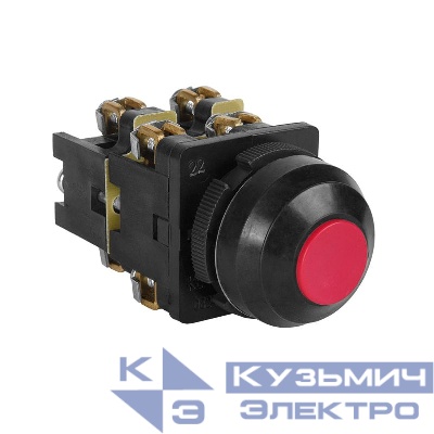 Выключатель кнопочный КЕ 082-У2 исп.3 красн. КЭАЗ 281776